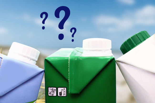 Wie entsorge ich eine Milchverpackung richtig?