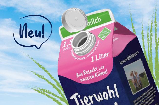 TierwohlMilch mit der neuen T-Cap